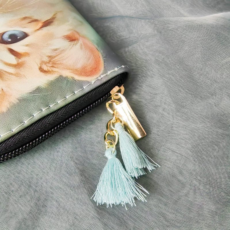Timlee Cactus Unicorn Zipper Wallet Long Clutch Bag PU Leather Purse (Cat 0105) - Image 5